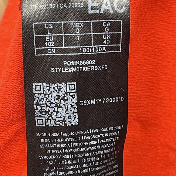 Guess x J. Balvin/ Colores 2020 Official Men’s Graphic Red T Shirt Size Large - Picture 6 of 9